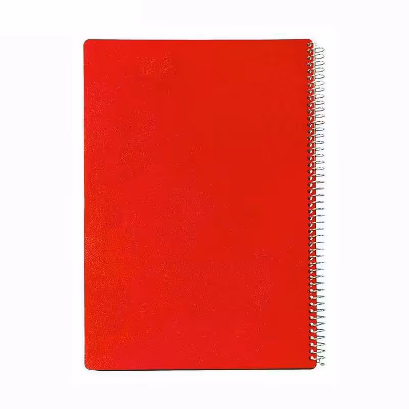       دفتر 100برگ فنری pp قرمز     