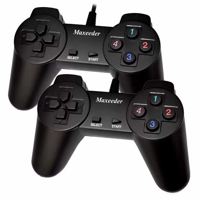 دسته بازی با سیم مکسیدر مدل MX-GP8000 WN01 دوتایی