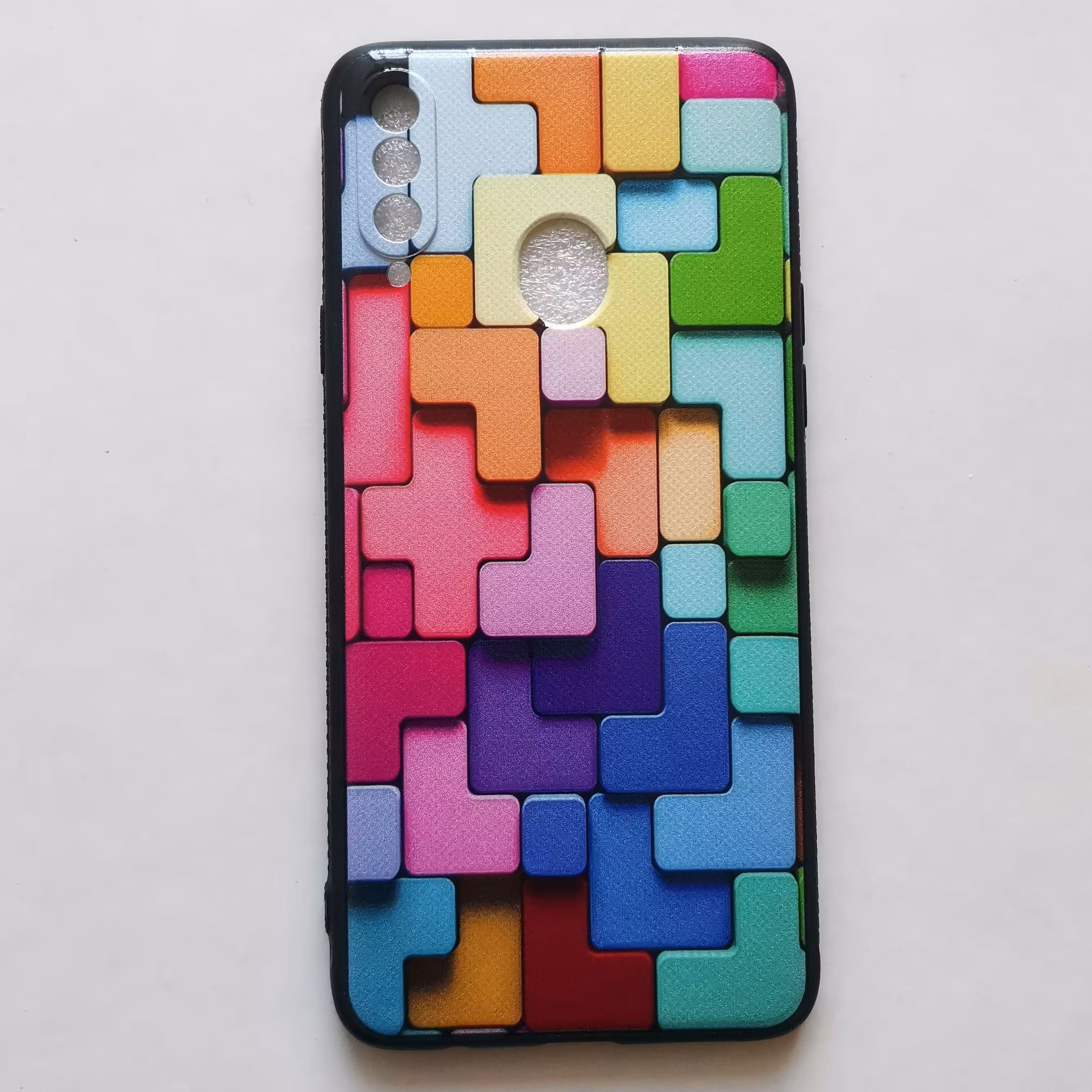 قاب طرحدار  محافظ دوربین دار  رنگی گوشی سامسونگ A20s