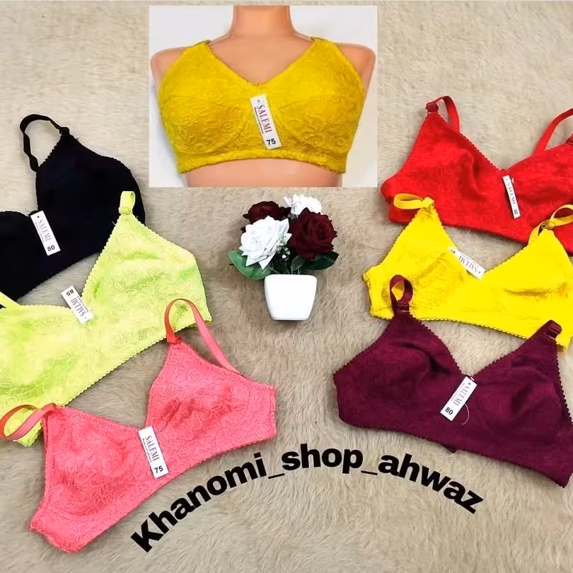 سوتین دانتل بدون فنر