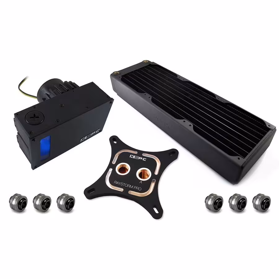 کیت کامل خنک کننده مایع پردازنده ایکس اس پی سی مدل ری استرم پرو دی 5 بایرس آر ایکس 360