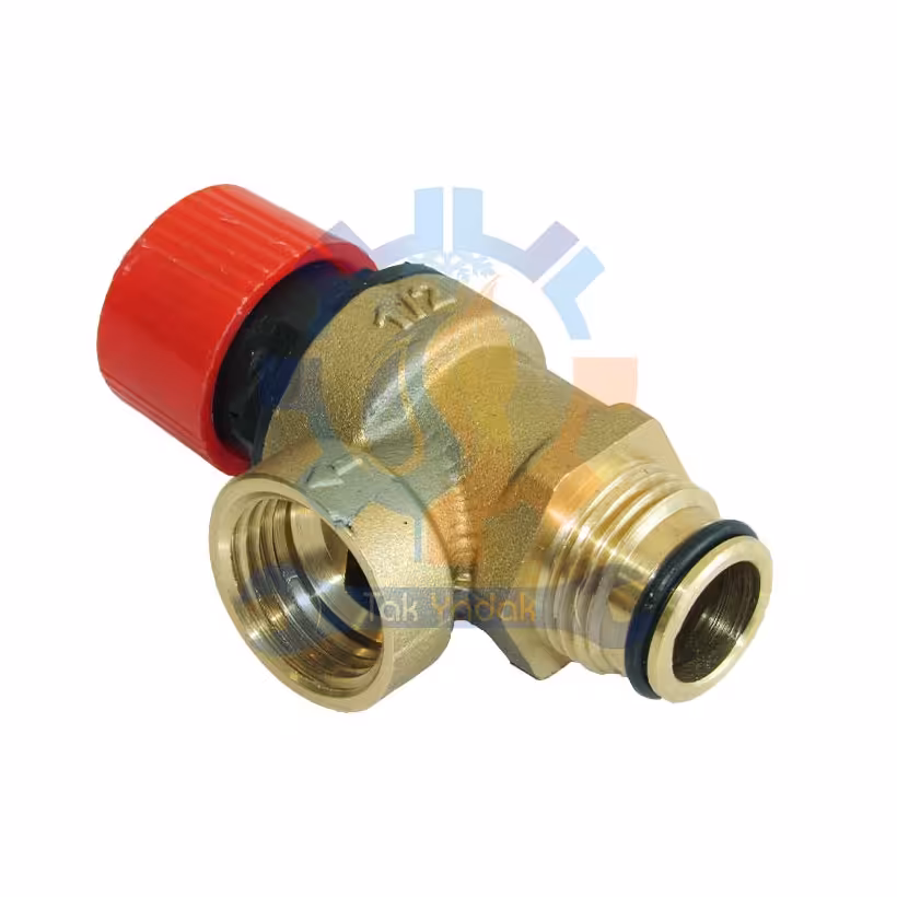 شیر اطمینان رزوه اورینگ برنجی ترک - قطعات پکیج 