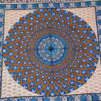 سفره ورومیزی قلمکاری صادراتی اعلا سایز 1در1متر. 