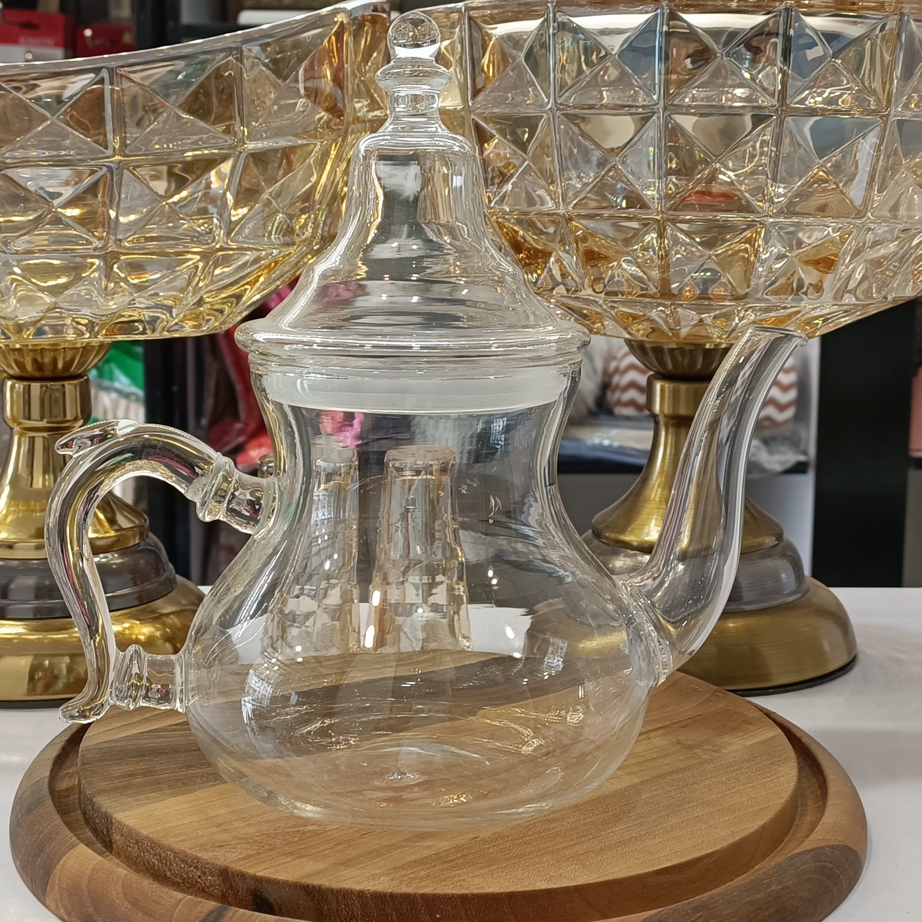 قوری بلور ترک - تاشو مدل TT0065