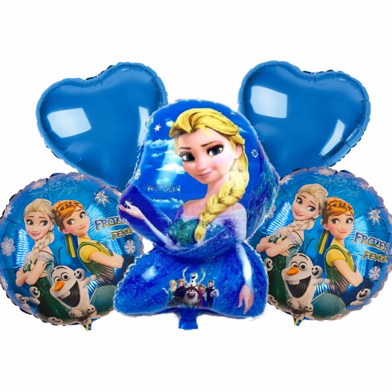 بادکنک و تم تولد فویلی پنج تکه فروزن