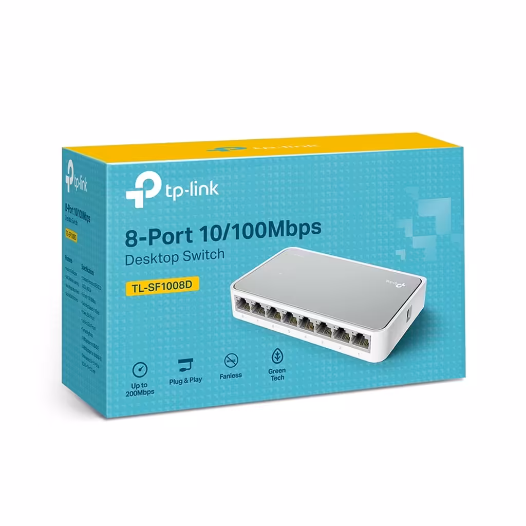 سوییچ شبکه 8 پورت tp-link مدل TL-SF1008D