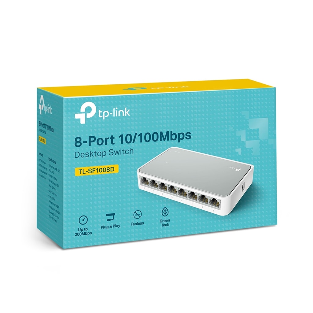 سوییچ شبکه 8 پورت tp-link مدل TL-SF1008D