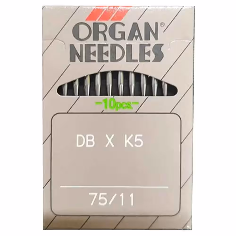 خرید سوزن چرخ خیاطی صنعتی راسته دوز ارگان مدل دی بی DB سایز 11 بسته 10 عددی