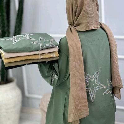 شومیز مانتویی نگینی بابوس مدل ستاره