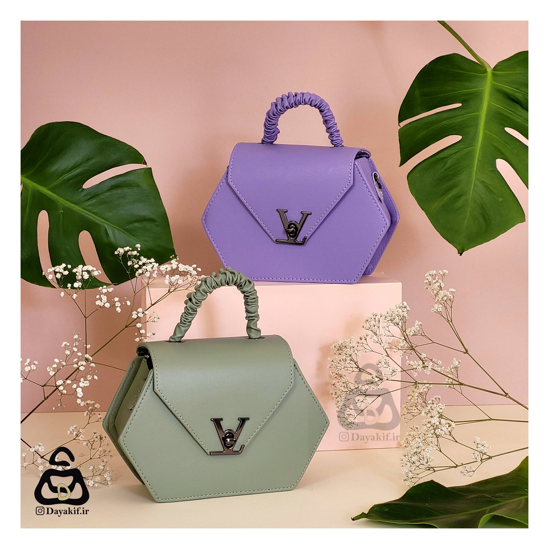 کیف  شش ضلعی زنانه