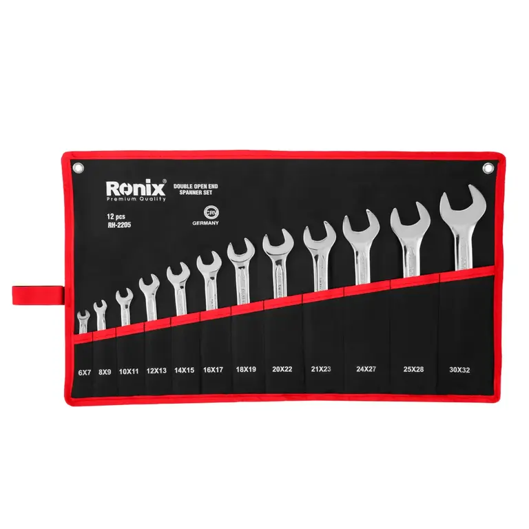 ست 12 عددی آچار دو سر تخت رونیکس مدل RH-2205