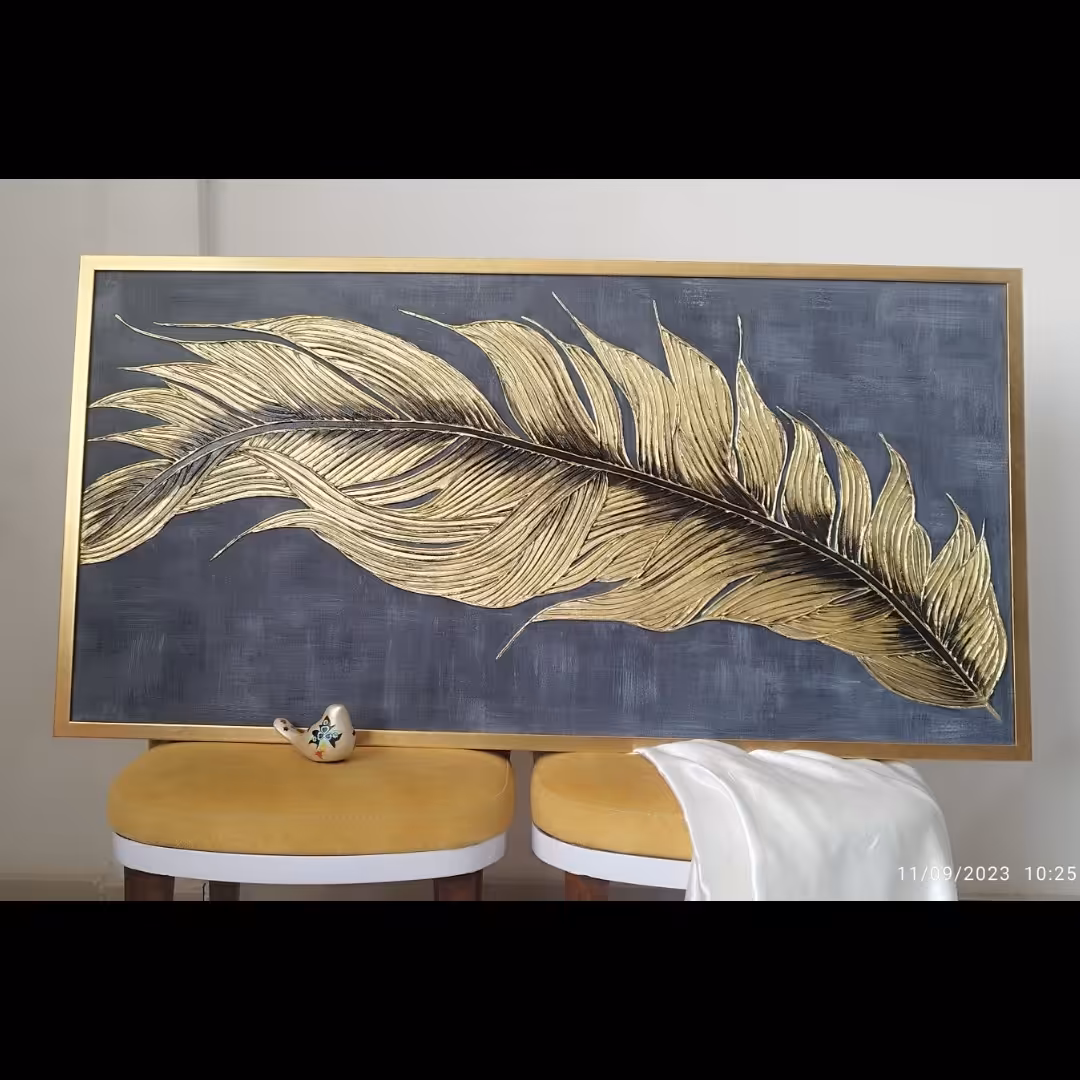 تابلو دکوراتیو پر برجسته تماماً کار دست 