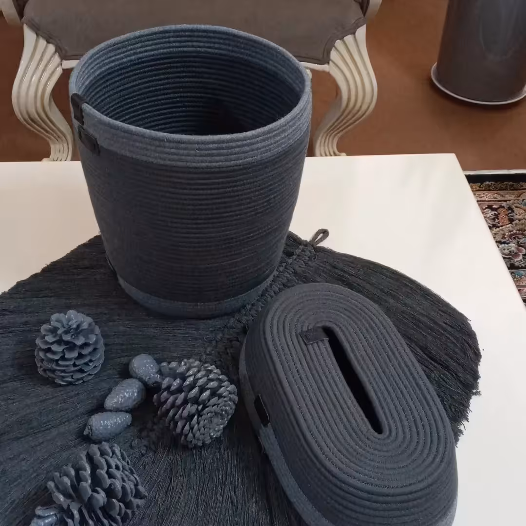 جا دستمالی وسطل اشغال 