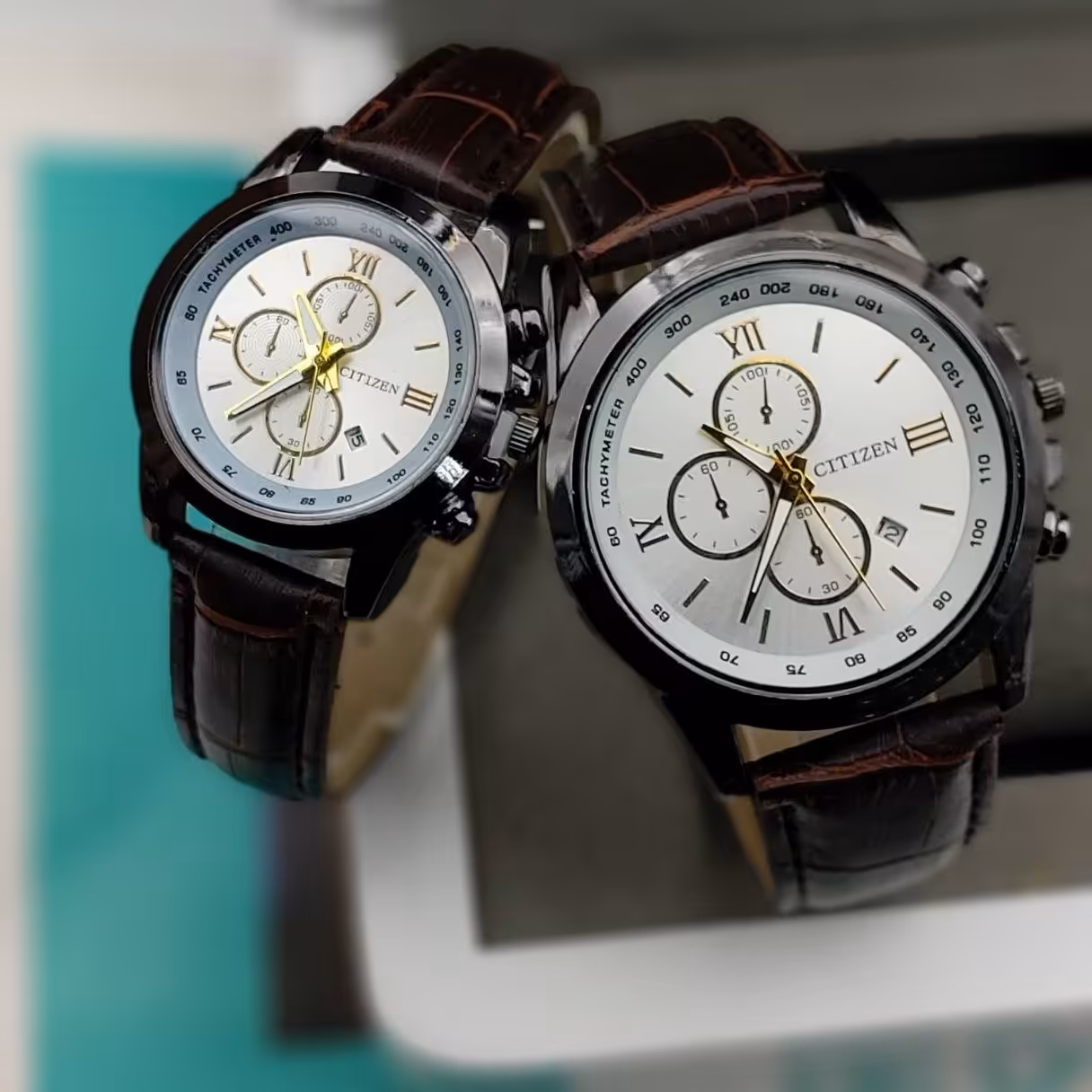 ساعت ست سی تی زن کیفیت عالی رنگ قهوه ای 