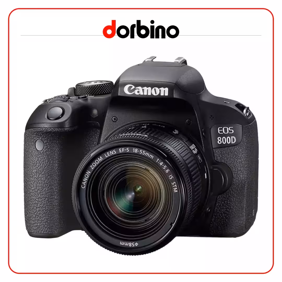 دوربین عکاسی کانن Canon EOS 800D Kit 18-55mm f/4-5.6 IS STM - فروشگاه دوربین دوربینو