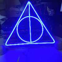 چراغ خواب نئونی طرح یادگاران مرگ هری پاتر