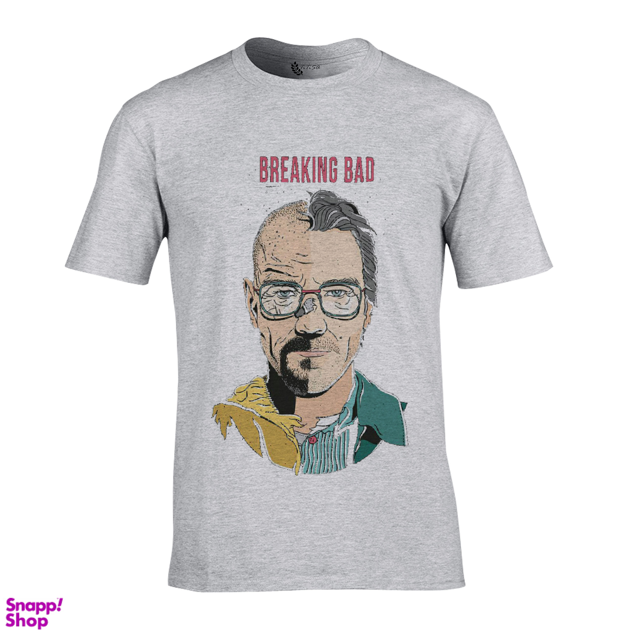 تی شرت آستین کوتاه مردانه مدل breaking bad