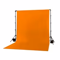 فون عکاسی شطرنجی بکگراند نارنجی Backdrop 3×5 Nonwoven Sponbond Fabric Orange