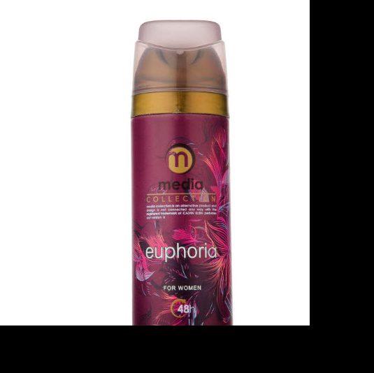اسپری بدن زنانه مدیا مدل ایفوریا حجم 200 میلی لیتر