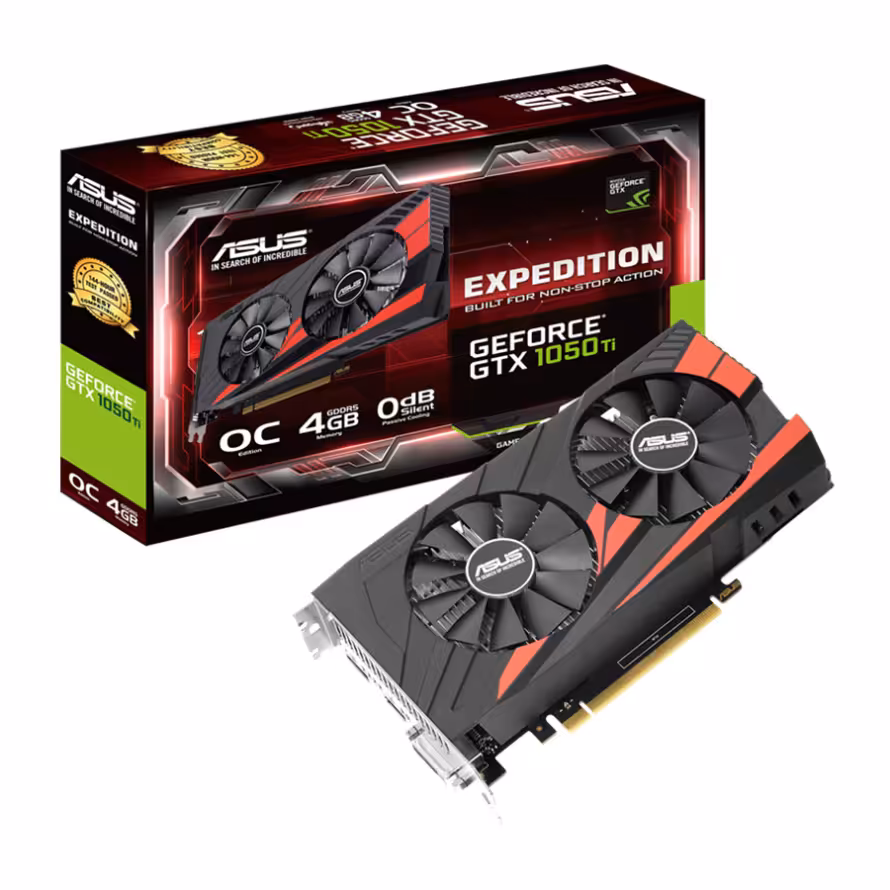 کارت گرافیک ایسوس GeForce GTX 1050Ti OC 4GB