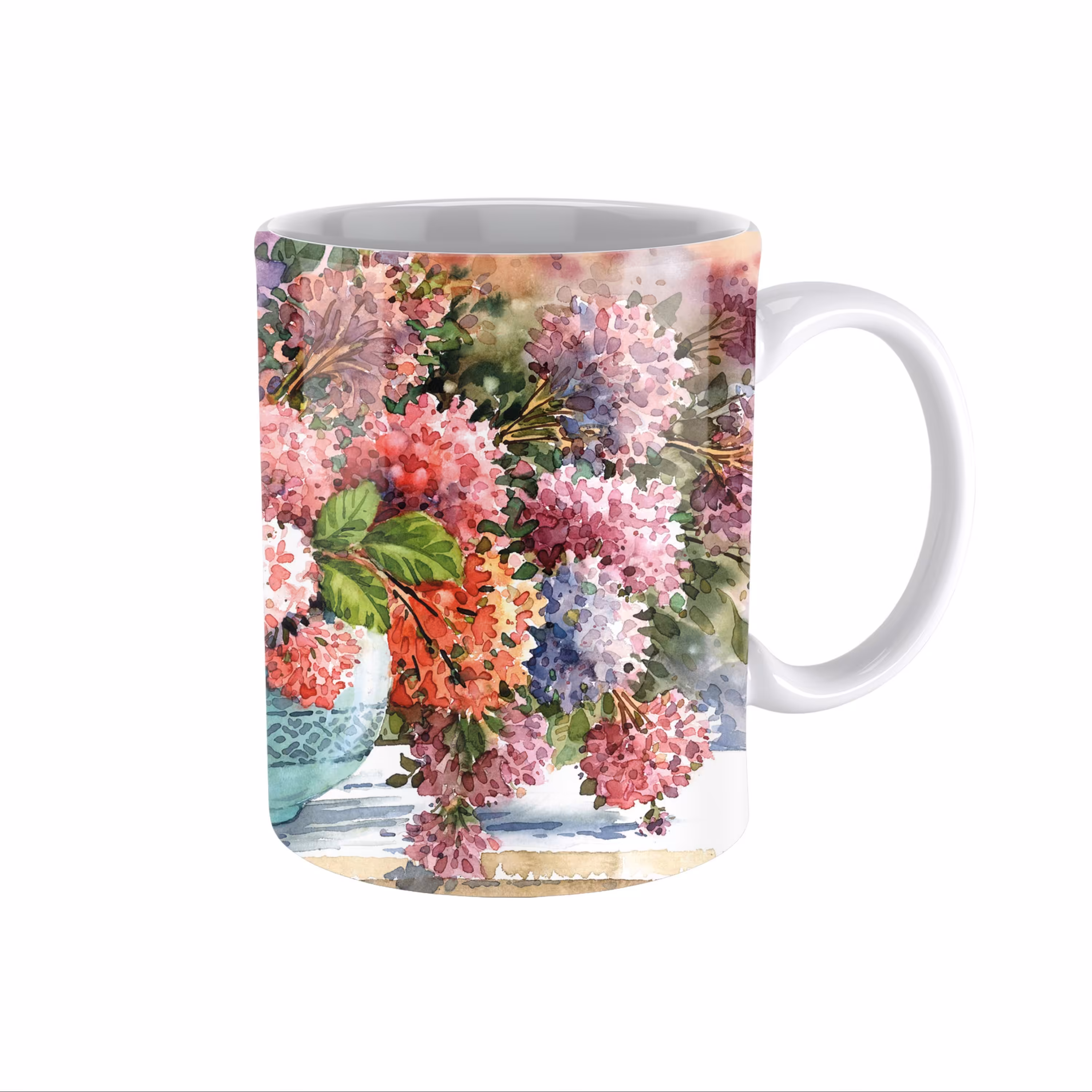 ماگ طرح گل  کد042