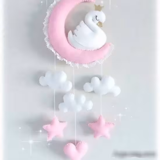 آویز عروسکی نمدی