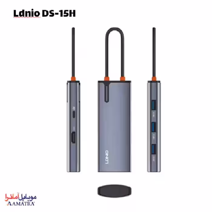 هاپ 5 پورت تایپ سی الدینیو مدل Ldnio DS-15H