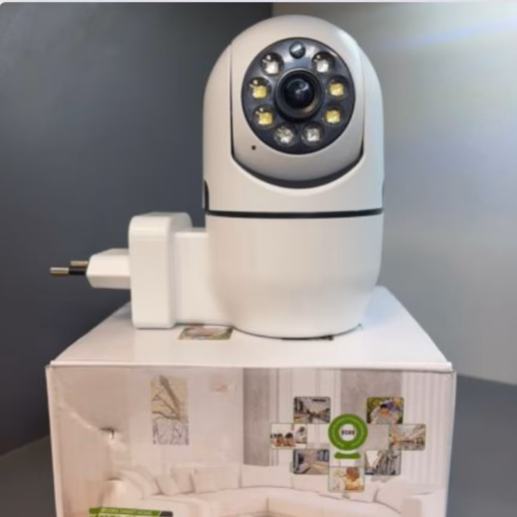 دوربین پیریزی بیسیم بدون به نیاز آدابتور ونصاب  با نرم افزار v380