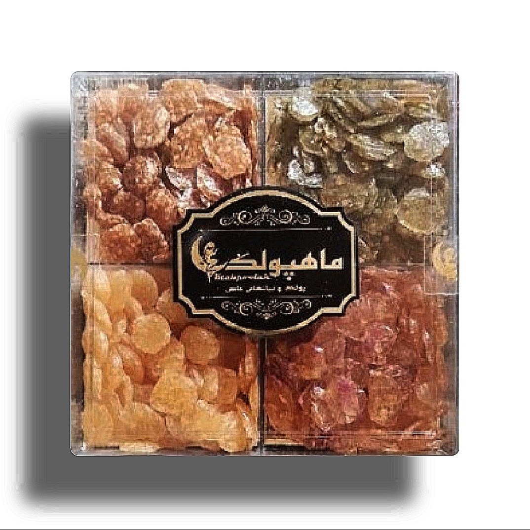 پولکی عسلی جعبه کریستال