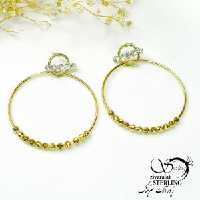 گوشواره ترک دست ساز زنانه کد 6053