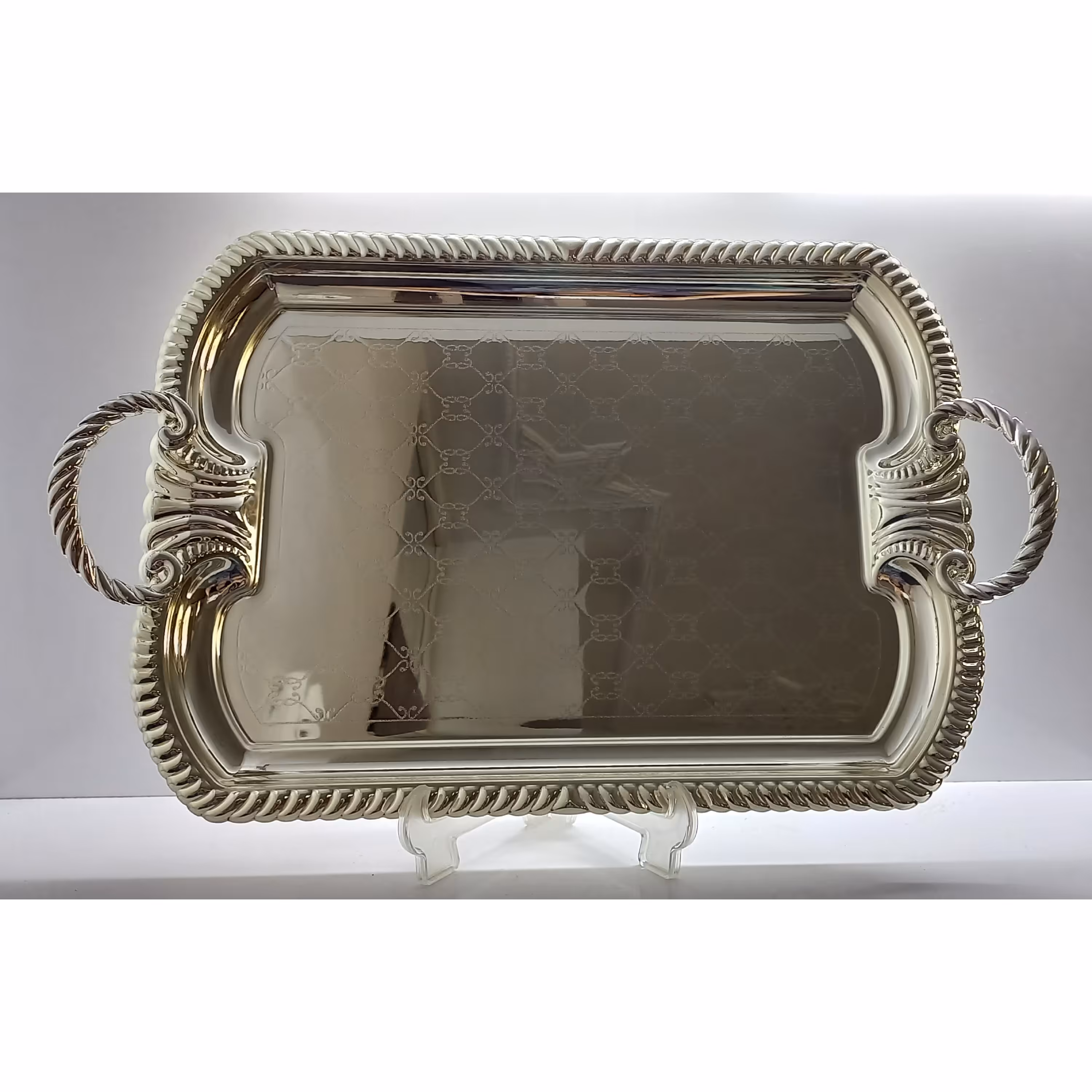 سینی استیل با کیفیت بالا  سایز بزرگ تکی کد 30  