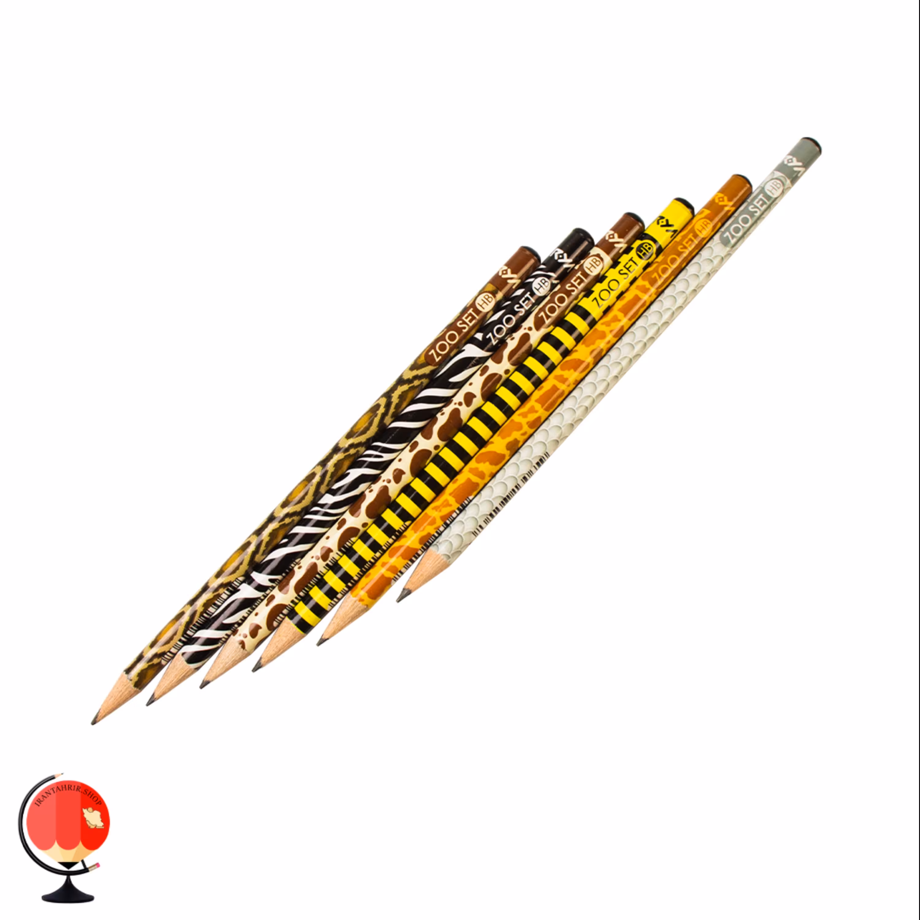 مداد مشکی آریا طرح باغ وحش  کد 1277