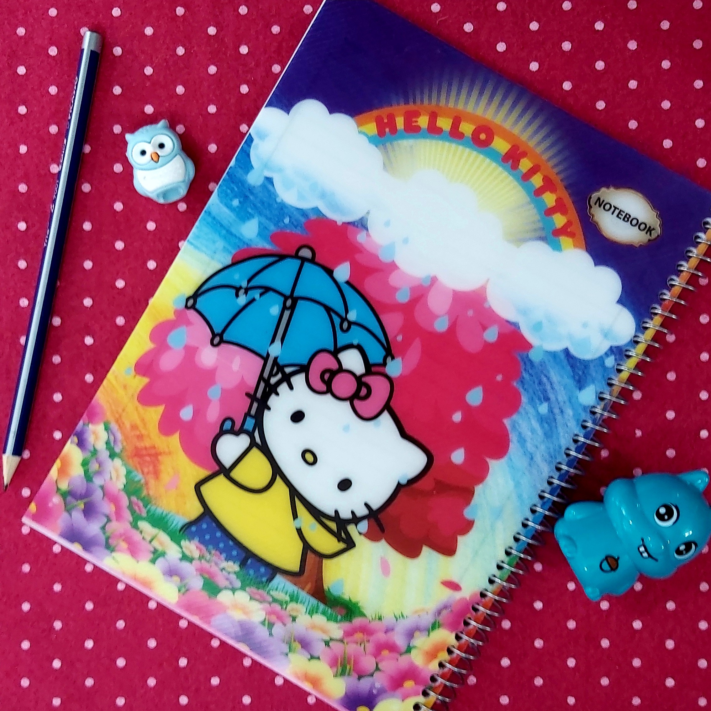 دفتر 50 برگ سیمی و جلد طلقی