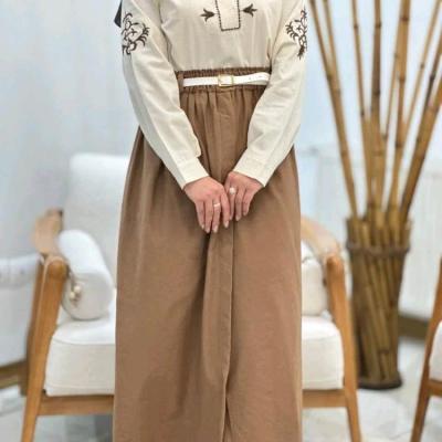 سه تکه بلوز دامن و کمربند