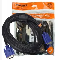 کابل VGA اورجینال 1.5 متر مچر - مشکی