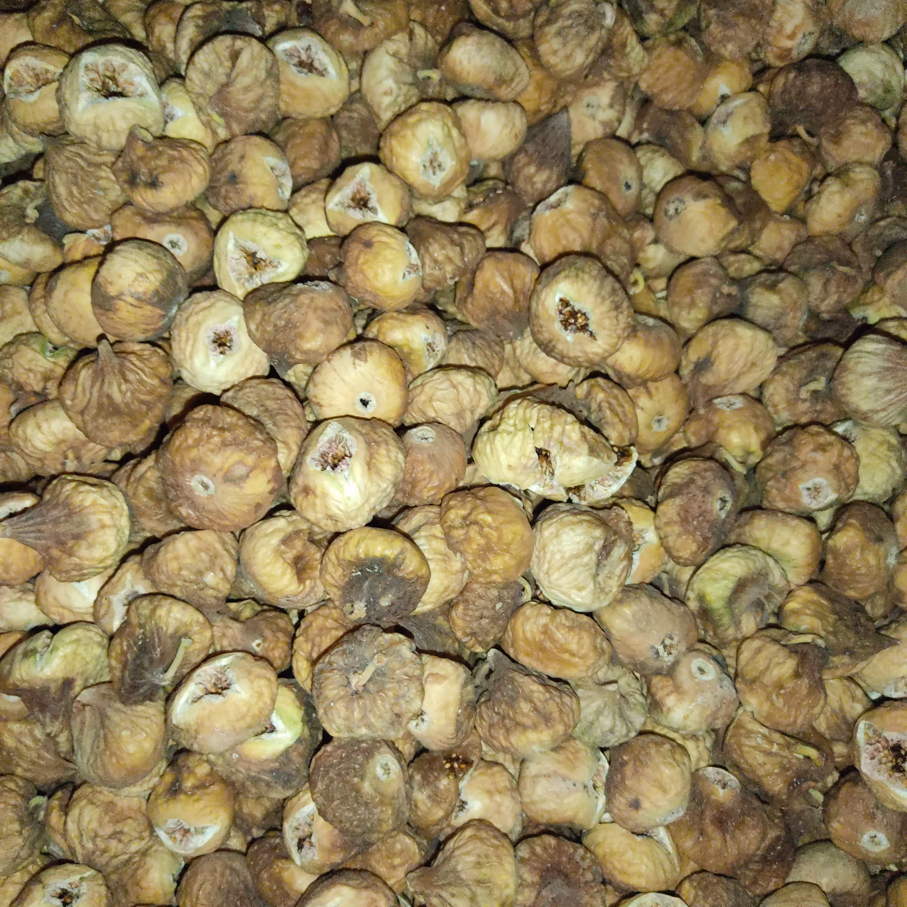 انجیر خشک امسالی سایز 3a زرد خرمایی 1000 گرمی، میوه خشک