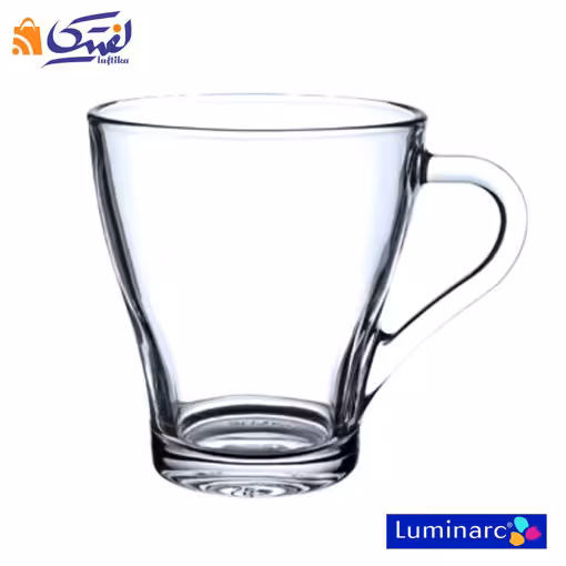 لیوان دسته دار لومینارک فرانسه محک شلغمی 6 عددی