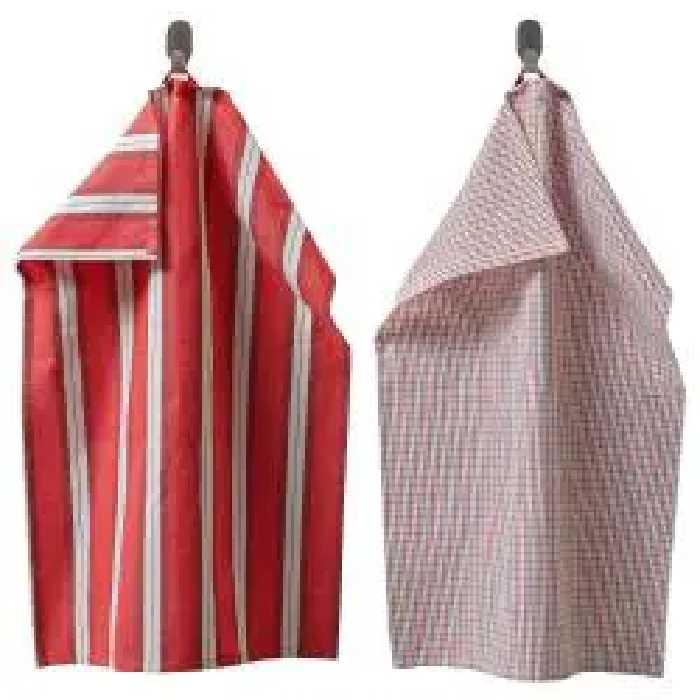 دستمال آشپزخانه ایکیا بسته 2 عددی  مدل VINTERFINT                     سایز 70×50 سانتی متر