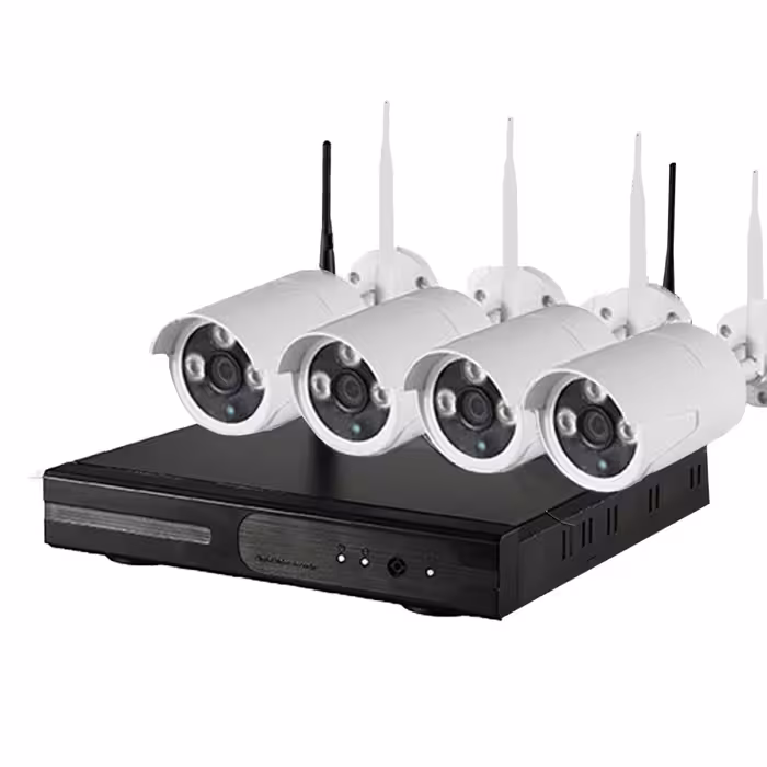 پکیج سیستم دوربین مداربسته بولت بی سیم چهارکانال