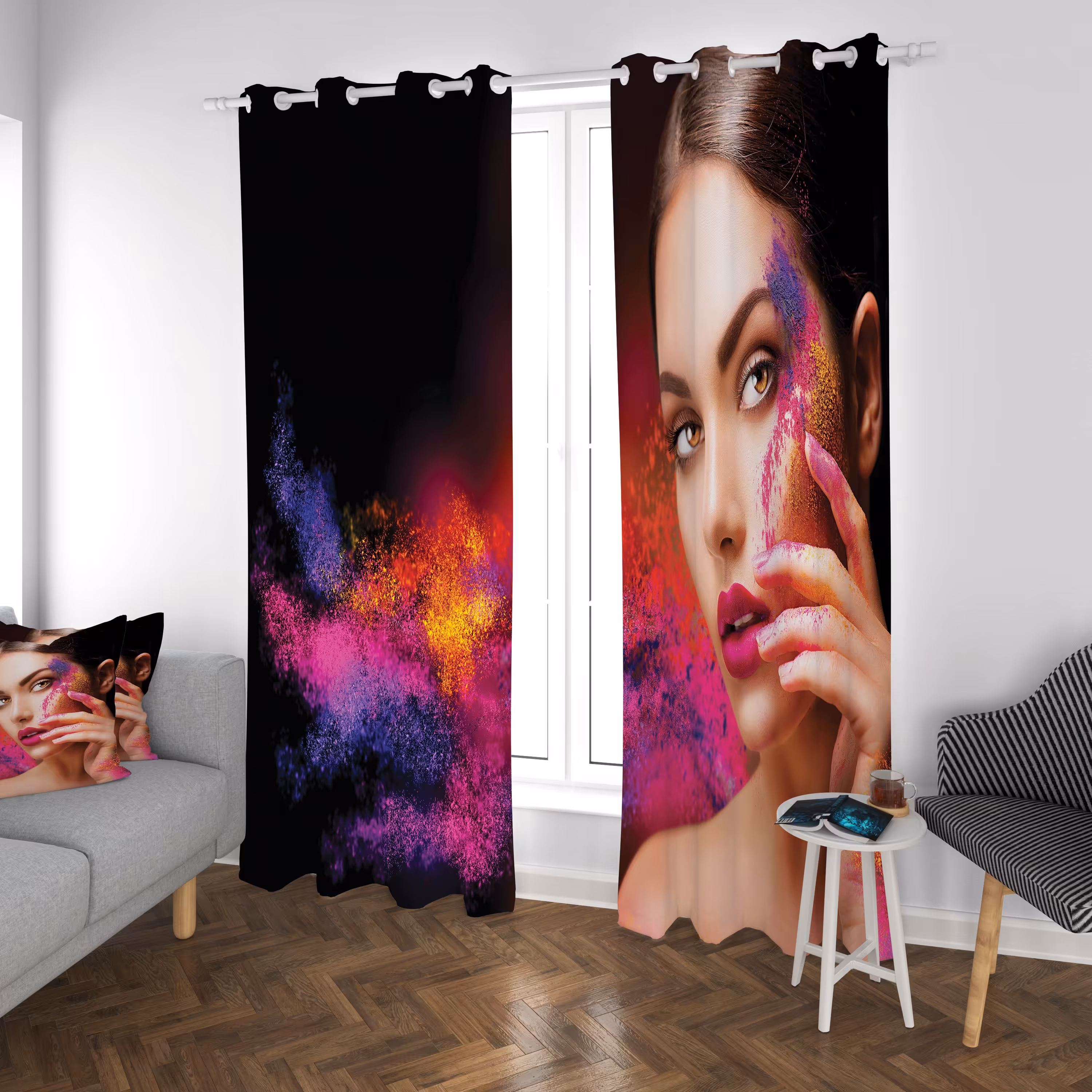 پرده آرایشگاه و مزون