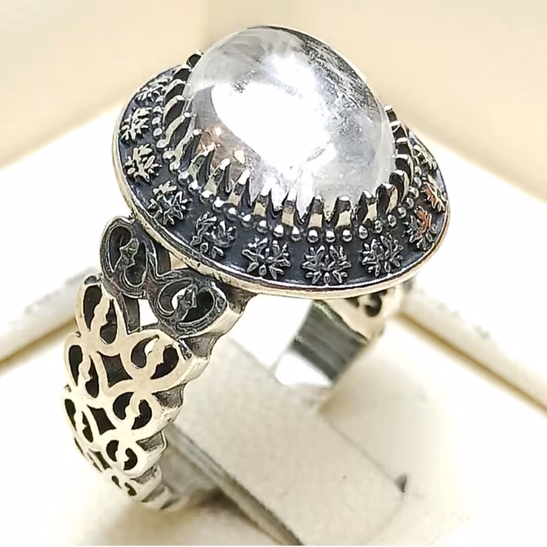  انگشتر نقره مردانه همراه در نجف 8