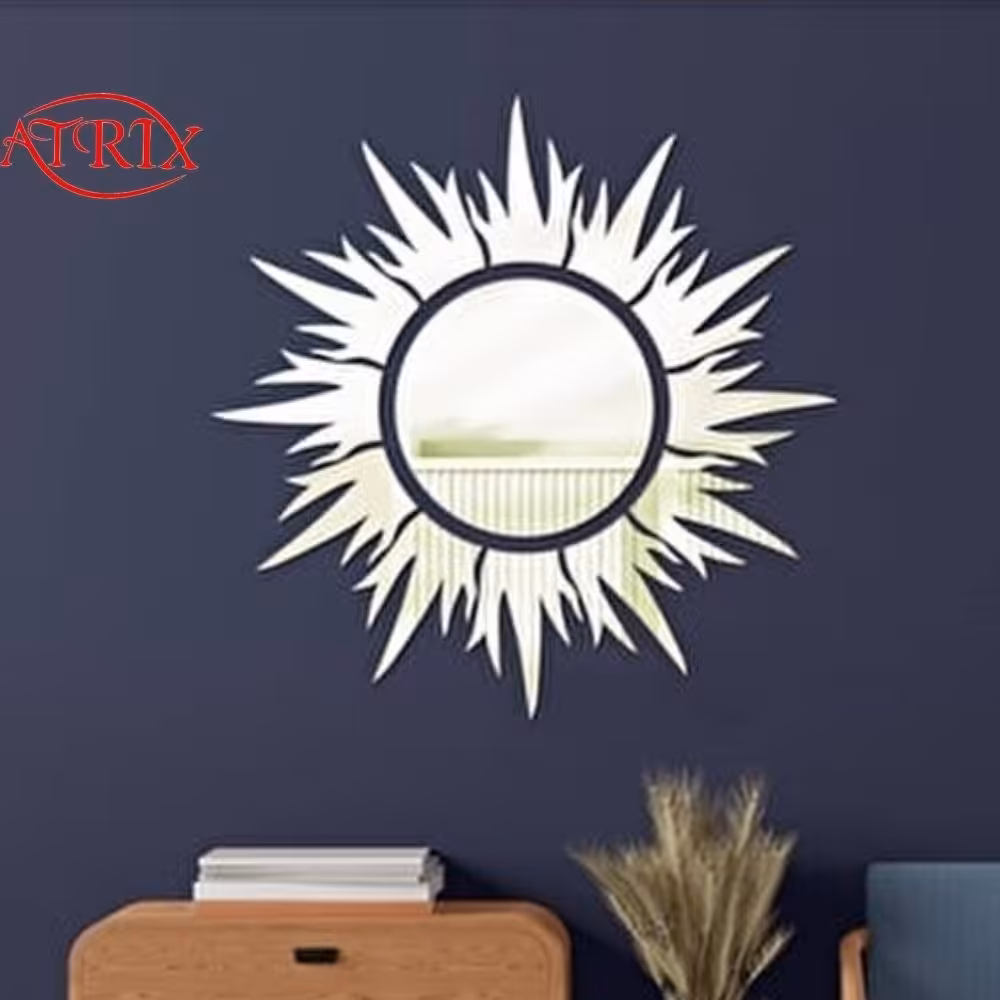 آینه آتریکس مدل آفتاب کد MD168 سایز  70 سانتی متر آینه ی کیفیت بالا