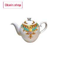  قوری چینی  هلیا  فیروزه ای کوچک   