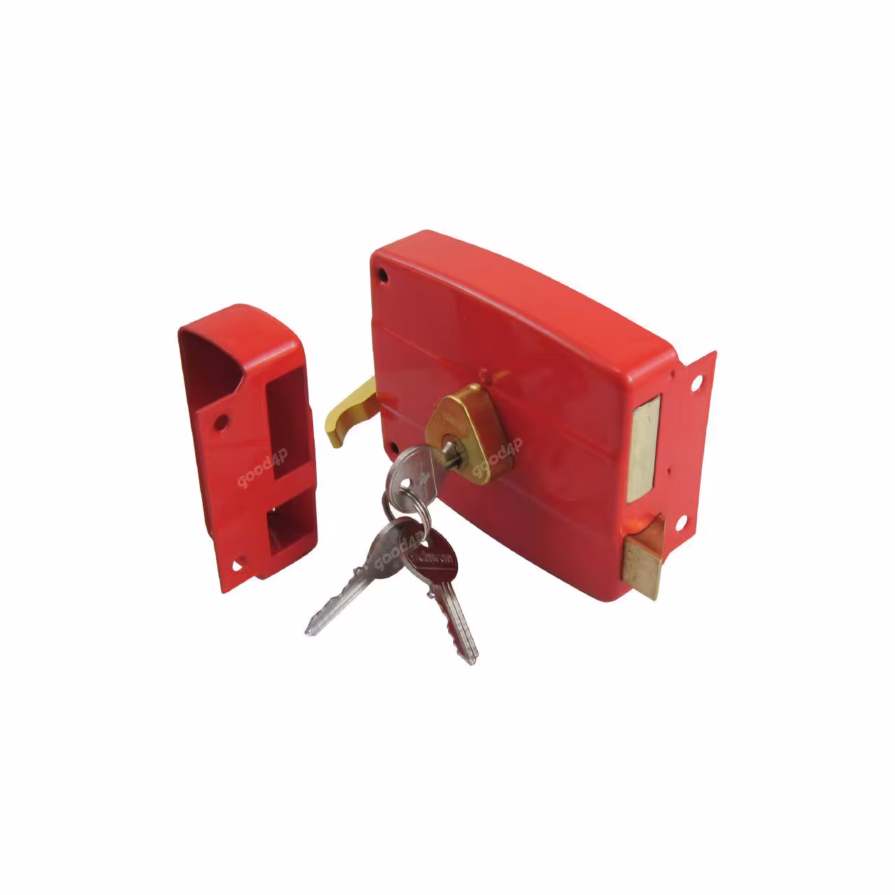 قفل حیاطی کلید معمولی با مقابلی شوان