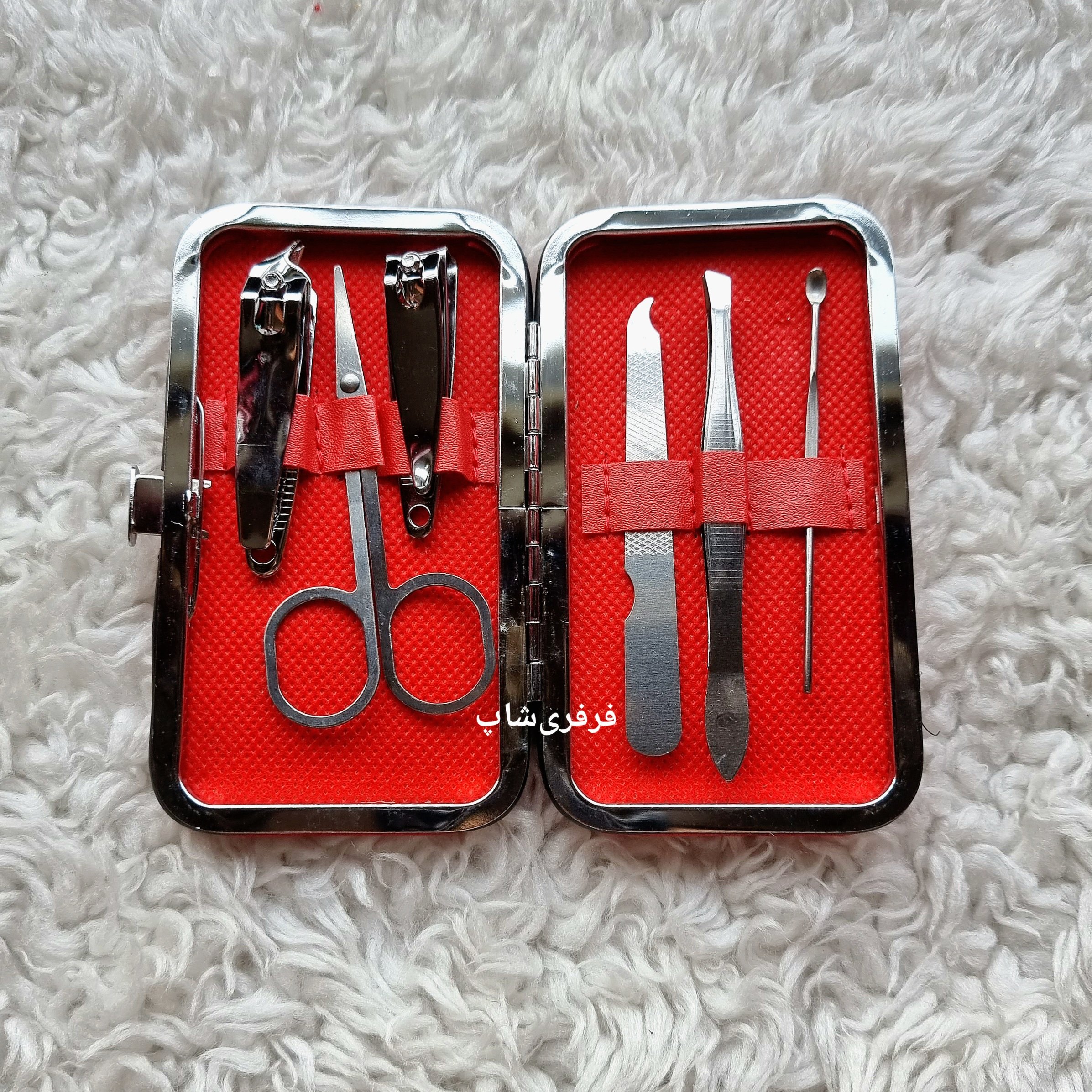 ست مانیکور فانتزی عروسکی (قرمز)
