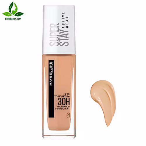 کرم پودر میبلین مدل Super Stay شماره 21 حجم 30 میلی لیتر کد 547