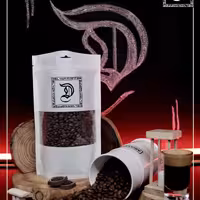 دانه قهوه اسپرسو میکس 30.70 عربیکار نیم کیلویی