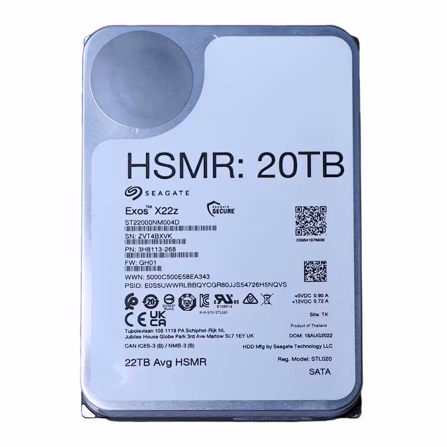قیمت و خرید هارد اینترنال 20 ترابایت سیگیت مدل Exos X22z ST22000NM004D | یاس ارتباط