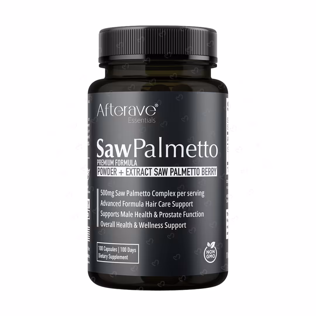 قیمت و خرید مکمل ضد ریزش و تقویت مو افترایو مدل Saw Palmetto بسته 100 عددی ⚡ اصل