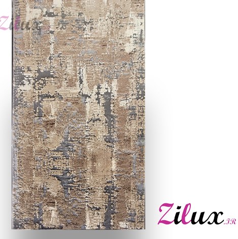 فرش برشی مدرن هیت ست نسکافه ای قهوه ای 500 شانه مدل هارمونی 2